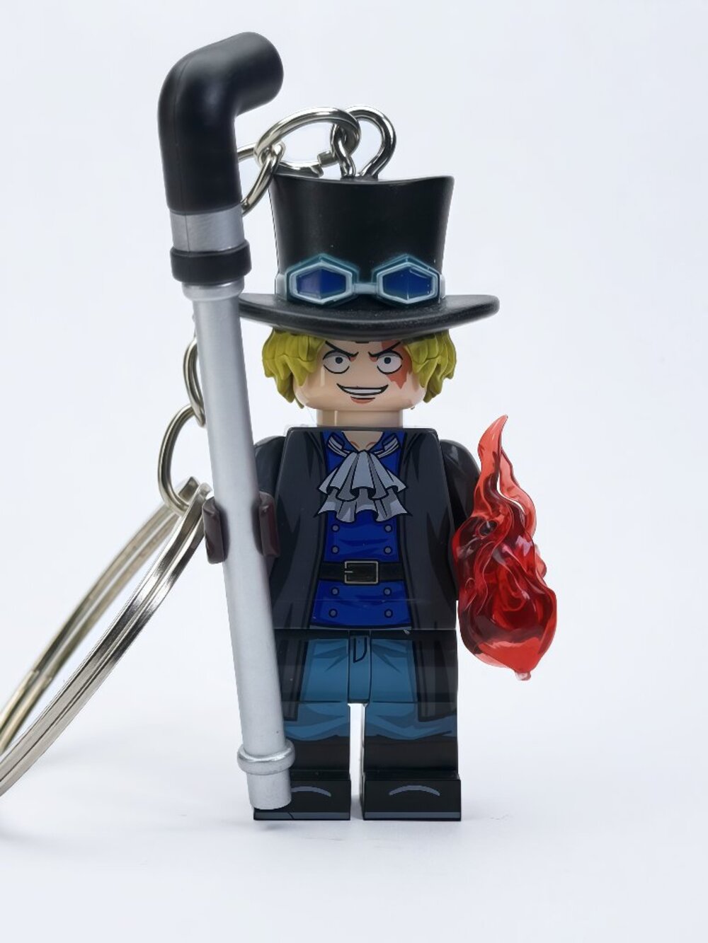 One Piece Sabo Custom Minifigure Keychain